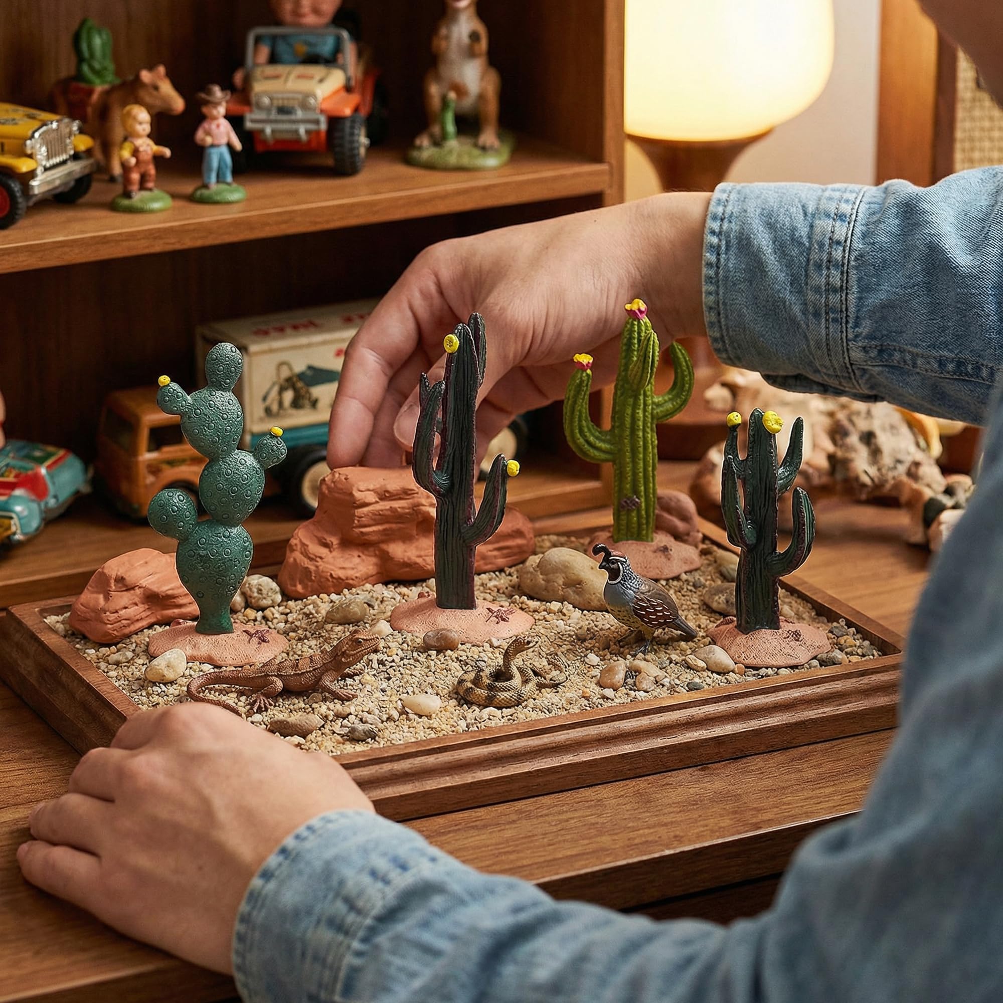 Amazon.com: Gemini&Genius Cactus Plant Action Figures for Kids